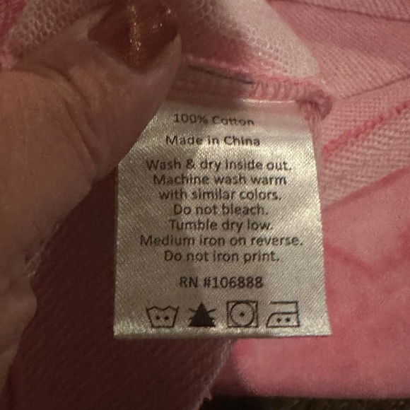 APPAMAN girls Peanuts Slouchy Sweatshirt Light Pink Tie Dye - Picture 9 of 11